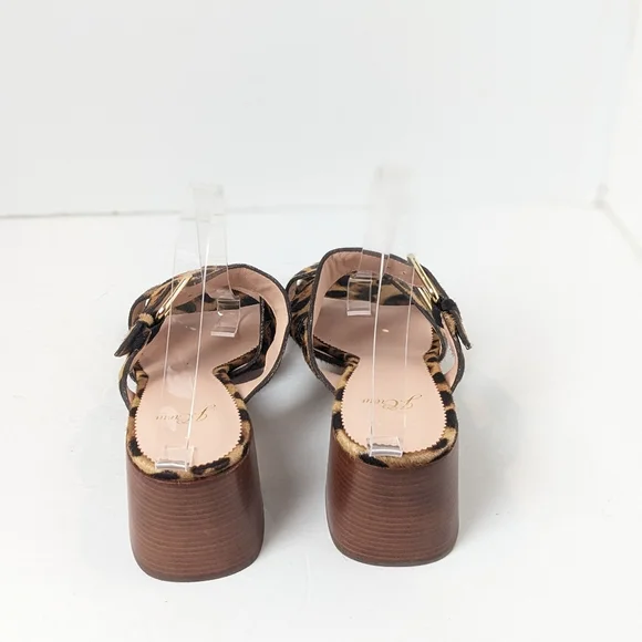 NWOT Jcrew Leopard Penny Slides - Picture 7 of 16
